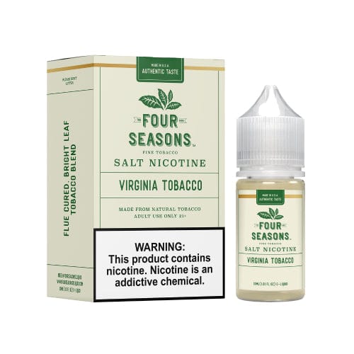 Four Seasons E-Liquids Virginia Tobacco 30ml Nic Salt Vape Juice