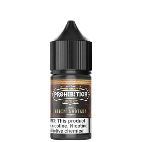 Prohibition Juice Ridin Shotgun 30ml Nic Salt Vape Juice